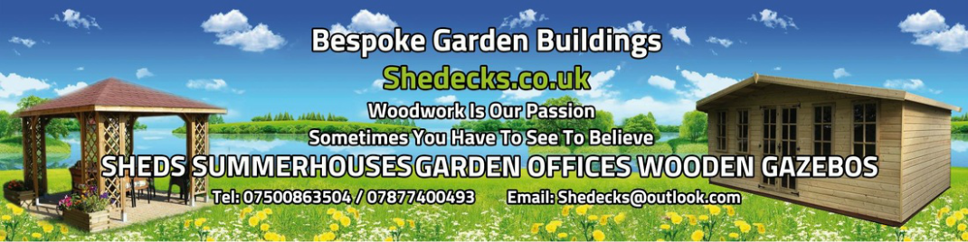 Sheds Summerhouses And  Bespoke&nbsp;Outdoor Buildings By Shedecks.co.uk